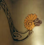 Wandmalerei - auf Lehm