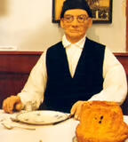 Wachsfigur - Großvater Heimatmuseum Kutzenhausen - France